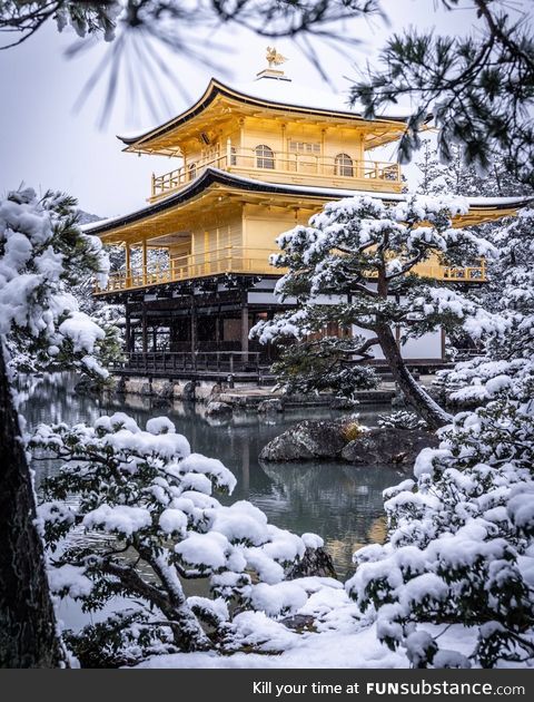 Snow in Kyoto