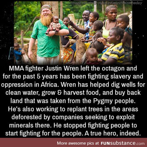 Justin Wren, the MMA fighter who found redemption among the Pygmies