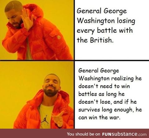 Gen. George Washington understanding what many of history's greatest generals could not