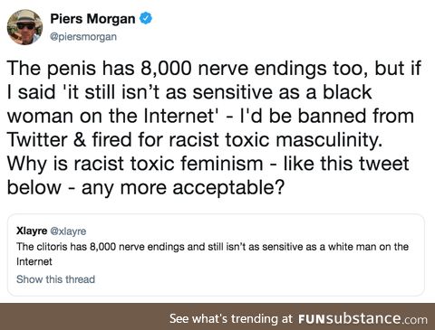If they didn't have double standards they'd have no standards at all