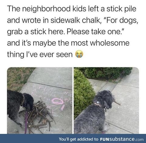 Grab a stick