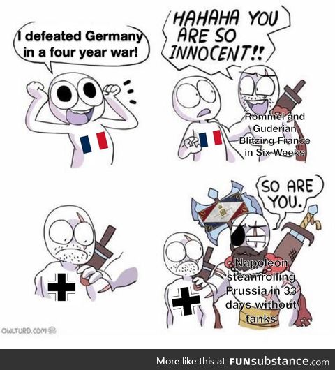 The Franco-German rivalry was something else