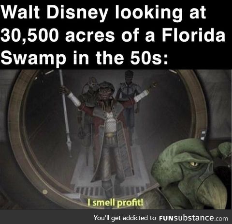 And thus Disneyworld was born