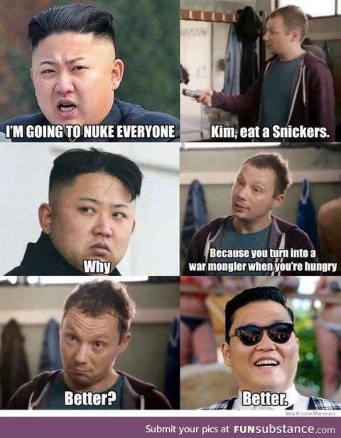 So Kim-Jong-Un was PSY the whole time