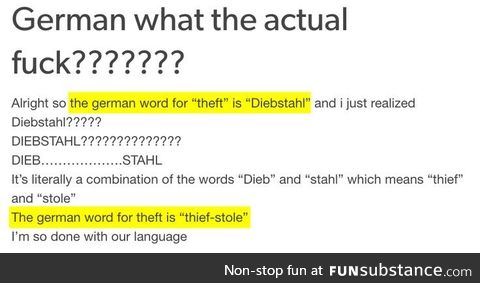 Fun facts about german, Pt. I.