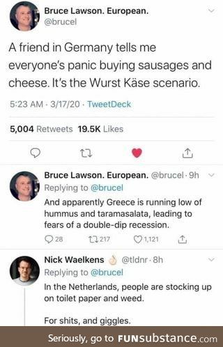 Wurst Kase Scenario