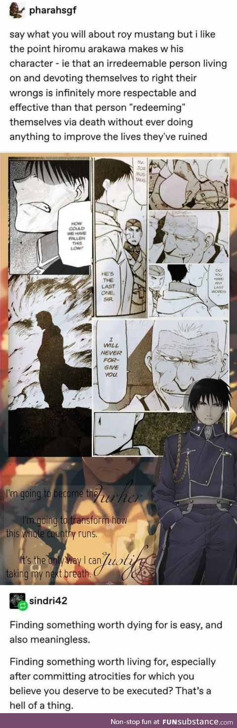 Roy Mustang - Finding something to live for
