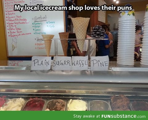 Ice cream pun