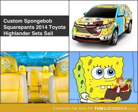 Spongebob car