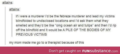 Febreze murderer