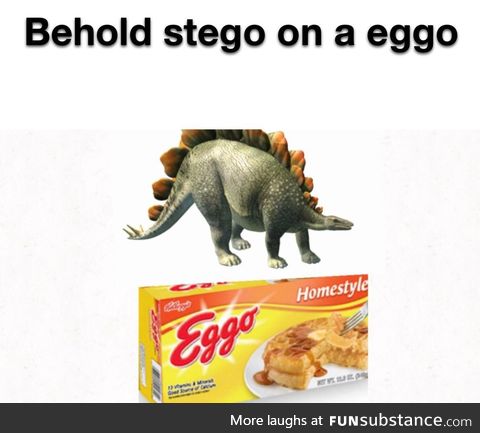 Steggo on eggos