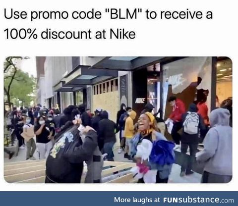 Promo code blm