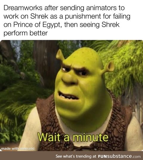 It was commonly known among the animators as “getting Shrek’d”