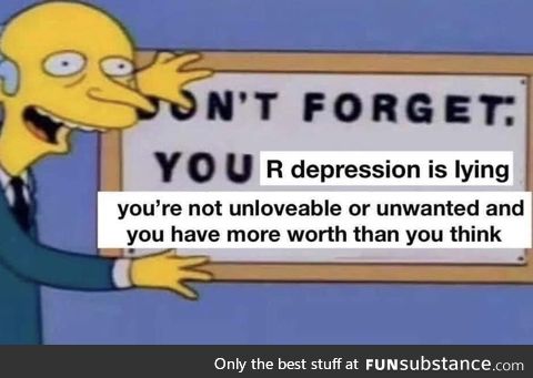 Your depression is lying to you