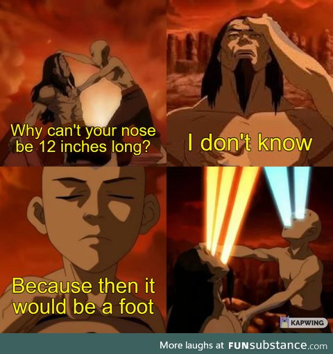 Oh! In that case, I have 3 feet