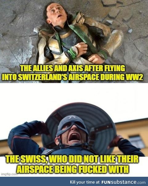 The Swiss took their stance of being neutral very seriously