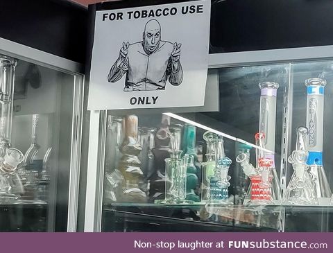 For "tobacco" use only