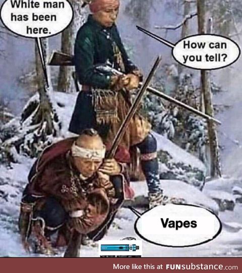 Vapes gave away Custard