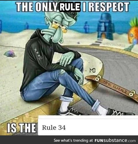 Squidward badass