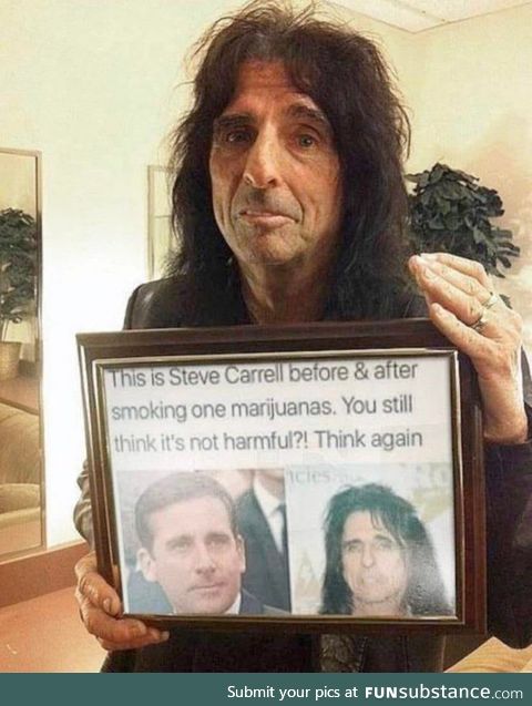 Alice cooper has a good sense of humour