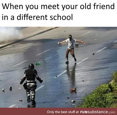 Finally, I'm not lonely in class