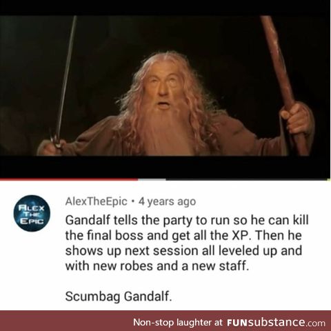 Scumbag gandalf