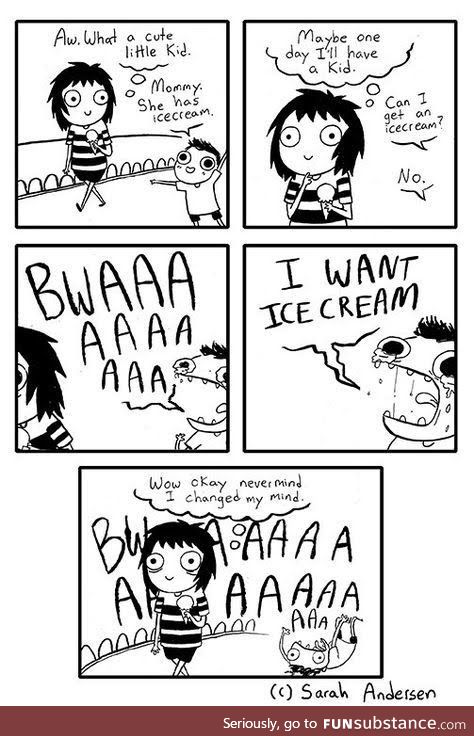 I want ice cream