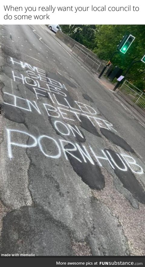 How to deal with Potholes