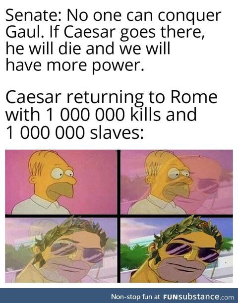 Roma invicta indeed