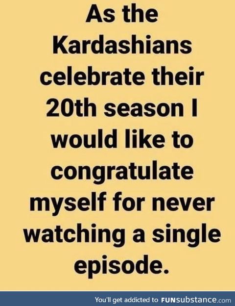 Can’t keep up with the Kardashians