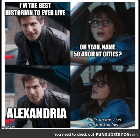 Alexander made history easy