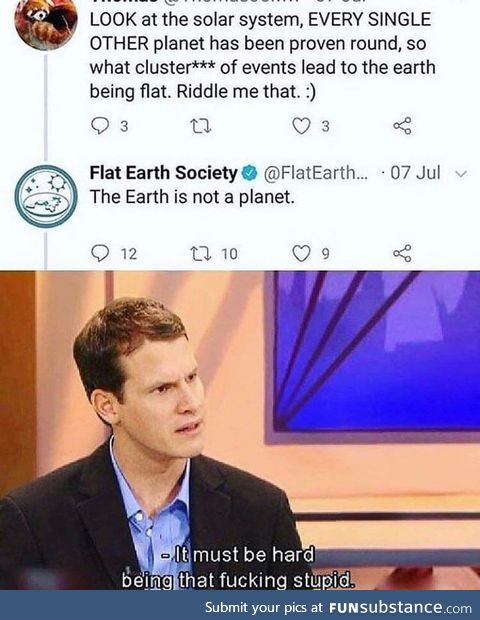 Dear flat earthlings