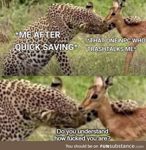 Me in Skyrim everyday doing Tod proud