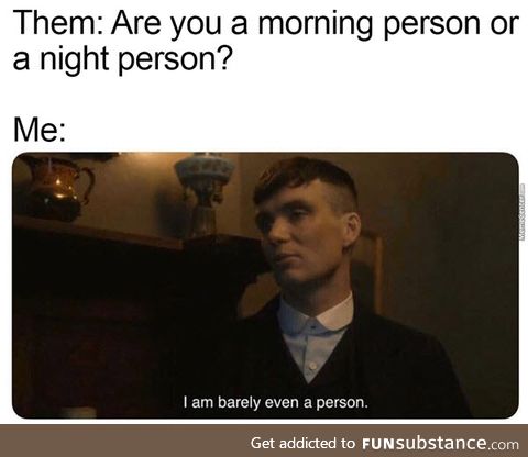 Barely even a person