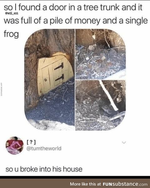 Frog robbery