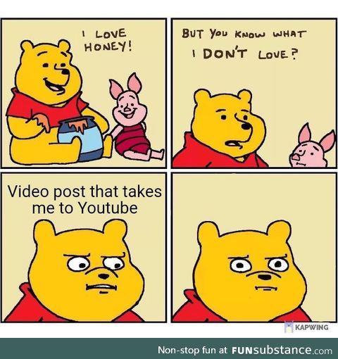 Pooh is angry