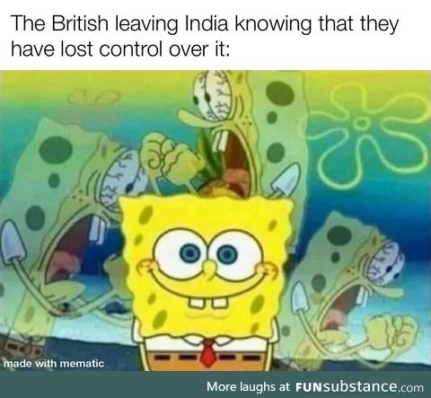 Should’ve seen their faces leaving India lol