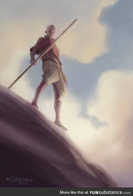 Art from the co-creator of Avatar: Avatar Aang