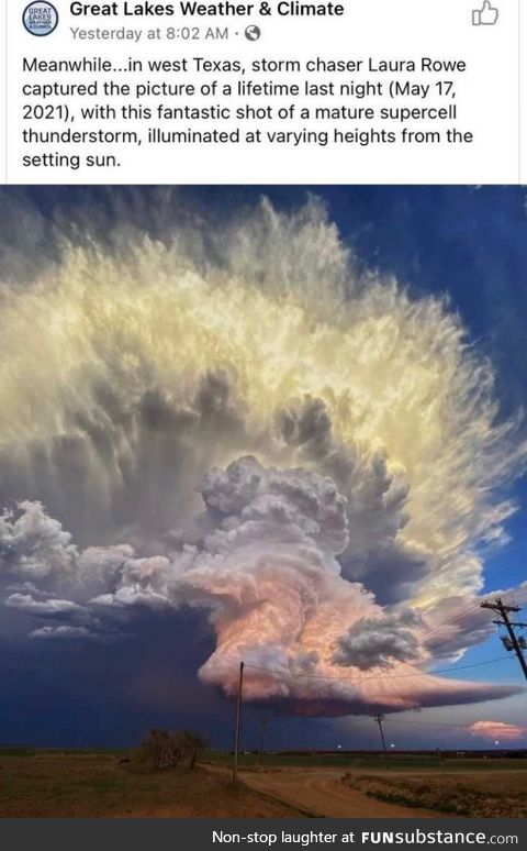 Mature Supercell Thunderstorm