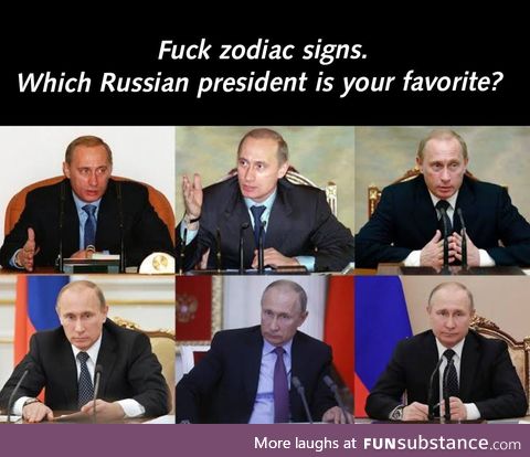 For westerners, all Russian presidents look alike