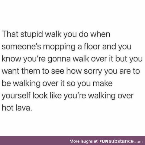 The floor is lava