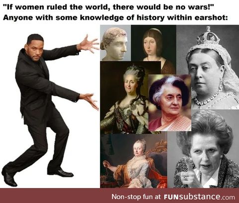 Wait, women can be aggressive too?