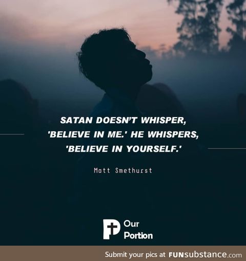 Thanks, Satan.