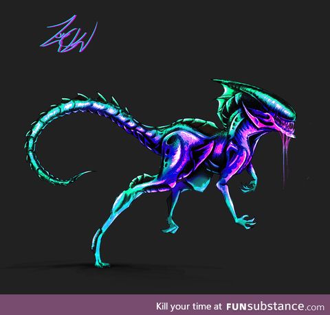 Xeon the Neon Xenomorph