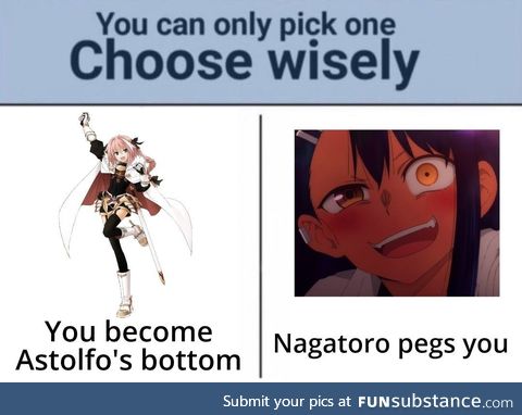 Go on and choose