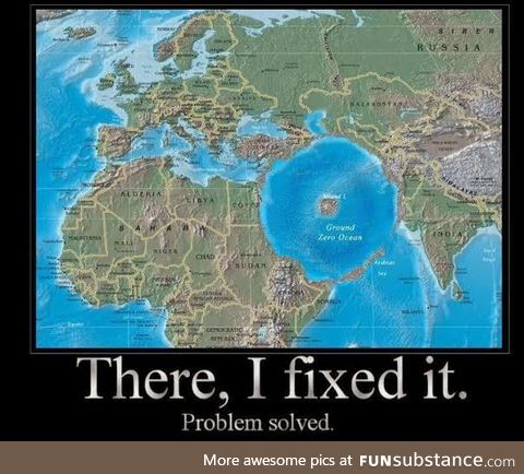 Ah, world peace. And a meme from over a decade ago