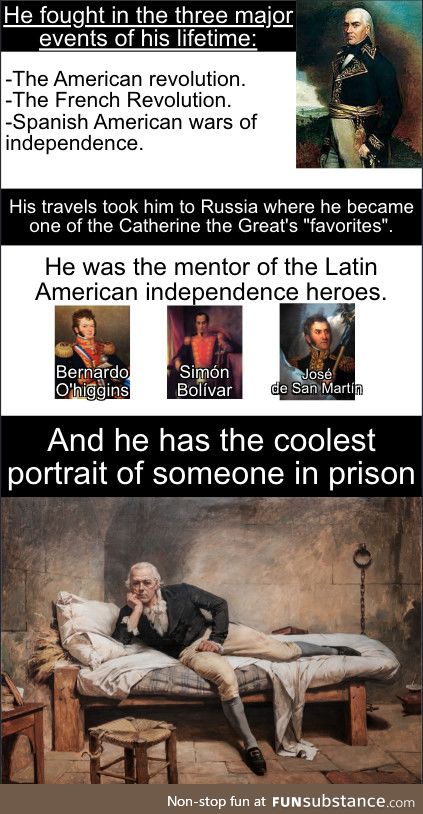 Be like Francisco de Miranda The universal Venezuelan and the real Chad of history