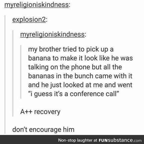Conference call [this shit is bananas]