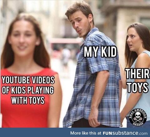 Videos of kids "playing" with toys