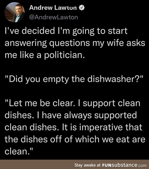 Clean dishes in our time